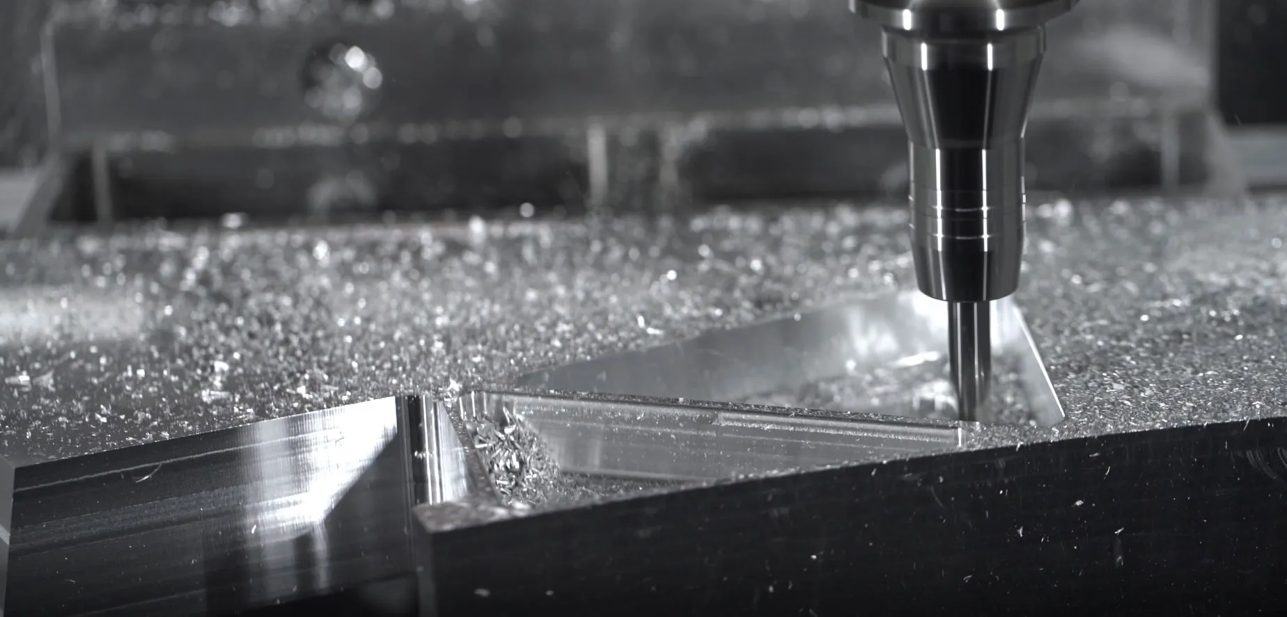 Cutting tool working a metal component